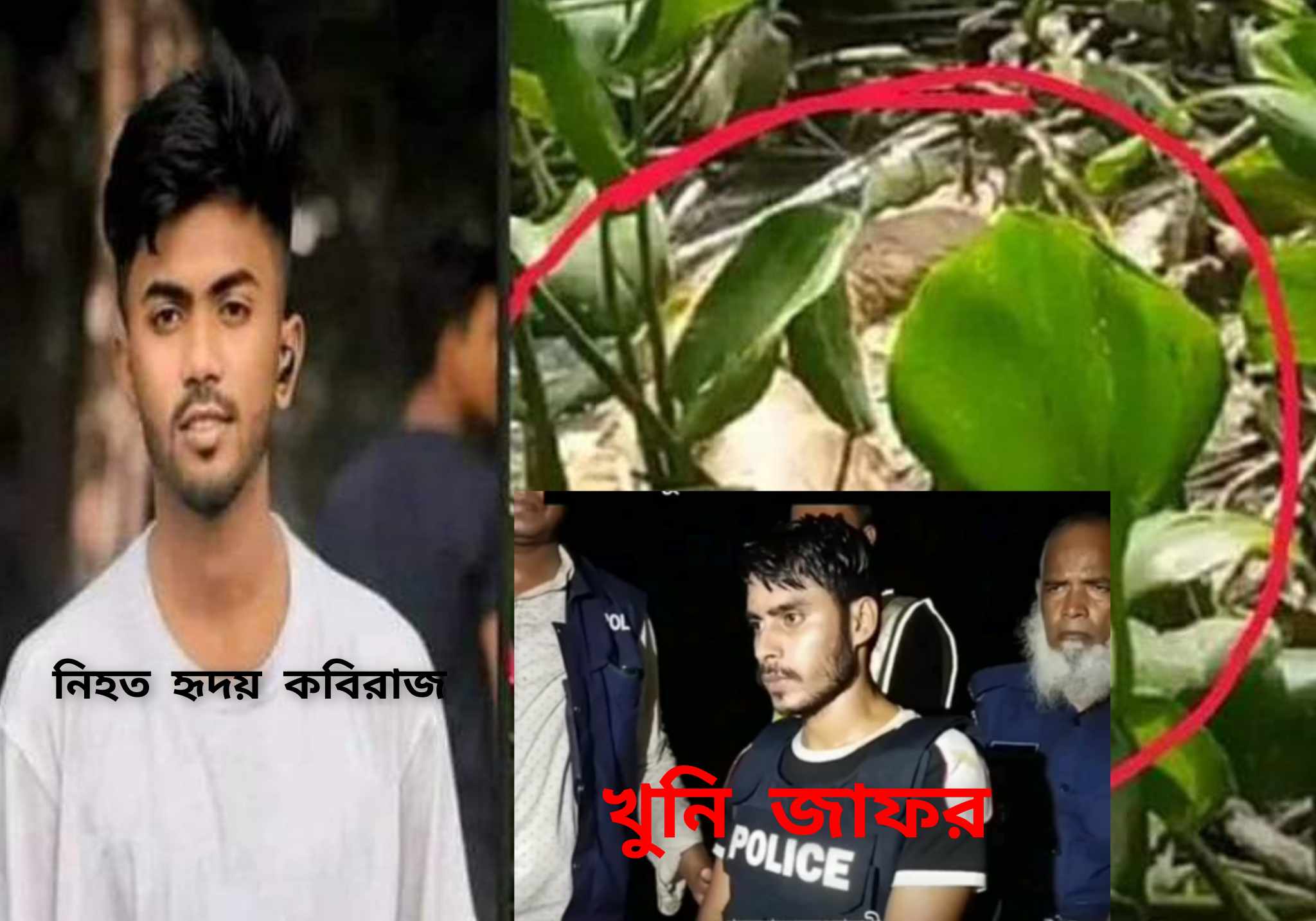 অবশেষে সেই নিখোঁজ হৃদয় কবিরাজের অর্ধগলিত লাশ উদ্ধার, খুনি জাফর খান সহ গ্রেফতার ৩