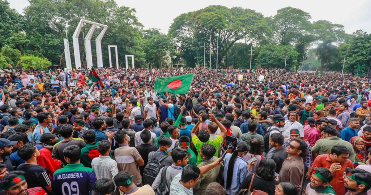 মার্চ ফর ইউনিটি: স্লোগানে উত্তাল শহীদ মিনার, শেখ হাসিনার ফাঁসি দাবি