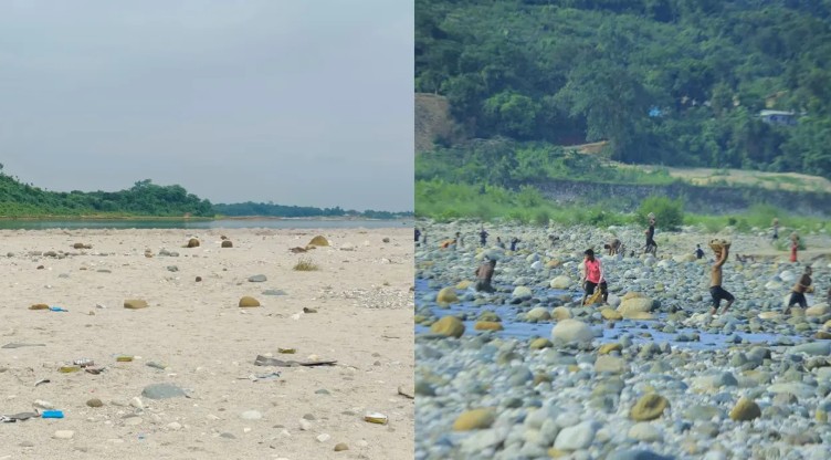 ভোলাগঞ্জের সাদা পাথর এখন লুটেরাদের দখলে: পরিবেশ বিপন্ন