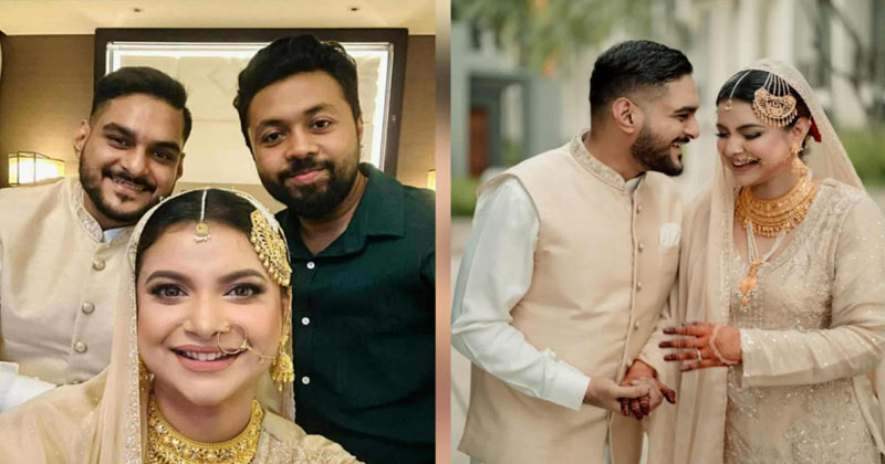 রাফির লেন্সে বন্দী হলো শবনম ফারিয়ার শুভ পরিণয়