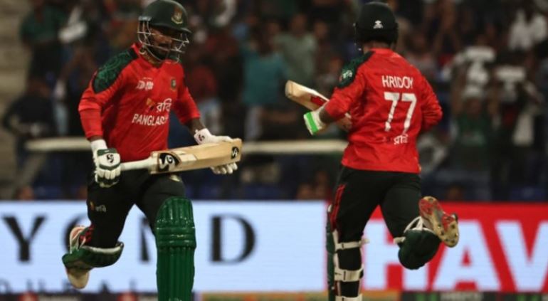<h5>শ্রীলঙ্কাকে ৪ উইকেটে হারাল বাংলাদেশ</h5> <h3>বাংলাদেশ–শ্রীলঙ্কা: শ্রীলঙ্কাকে ৪ উইকেটে হারিয়ে সুপার ফোর শুরু বাংলাদেশের</h3>