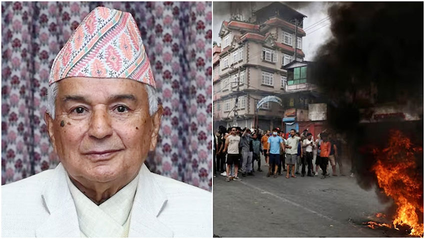 প্রধানমন্ত্রীর পর পদত্যাগ করলেন নেপালের প্রেসিডেন্ট