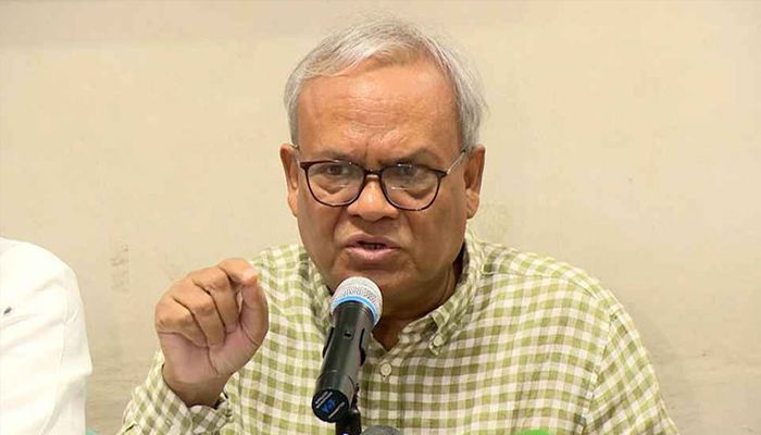 <h5>রুহুল কবির রিজভী</h5> <h3>আওয়ামী লীগের সঙ্গে আঁতাত করলে মঙ্গলজনক কিছু হবে না</h3>