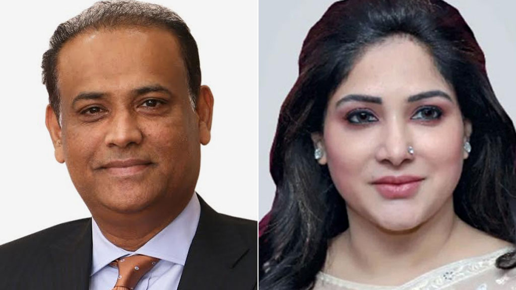 <h5>দুবাইয়ে ১২শ কোটি টাকা পাচার</h5> <h3>সাবেক ভূমিমন্ত্রী সাইফুজ্জামান চৌধুরী জাবেদ ও তার স্ত্রী রুকমীলা জামানের বিরুদ্ধে মামলা</h3>