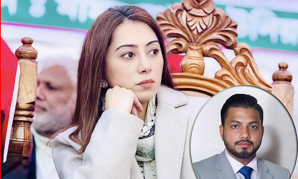 <h5>ইশরাক হোসেন</h5> <h3>বিএনপি নেতা ইশরাক হোসেনের বাগদান সম্পন্ন, কনে ব্যারিস্টার নুসরাত খান</h3>
