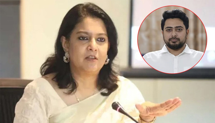 <h5>উপদেষ্টা সৈয়দা রিজওয়ানা হাসান</h5> <h3>‘সেফ এক্সিট’ প্রসঙ্গে নাহিদকে স্পষ্ট ব্যাখ্যার আহ্বান রিজওয়ানার</h3>