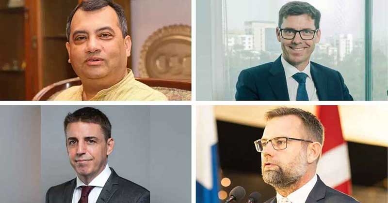<h5>আওয়ামী লীগের ভবিষ্যৎ রাজনীতি ও নির্বাচনে অংশগ্রহণ নিয়ে আলোচনায় কূটনৈতিক মহল</h5> <h3>সাবের হোসেন চৌধুরীর বাসায় নর্ডিক তিন রাষ্ট্রদূতের গোপন বৈঠক</h3>