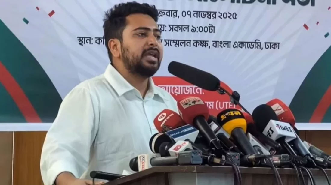 <h5>নাহিদ ইসলাম</h5> <h3>জুলাই সনদে ‘নোট অব ডিসেন্ট’ থাকবে না</h3>