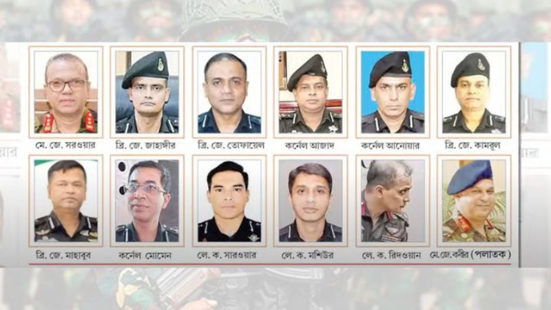 অভিযুক্ত ১৫ সেনা কর্মকর্তার চাকরিচ্যুতির বিষয়ে যা জানালো সেনা সদর