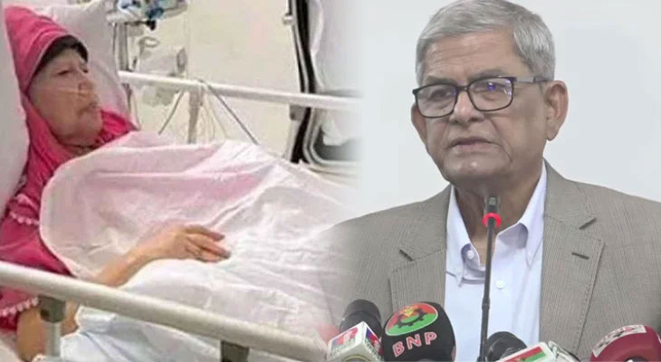 বিদেশে নেওয়ার মতো শারীরিক অবস্থায় নেই খালেদা জিয়া: মির্জা ফখরুল
