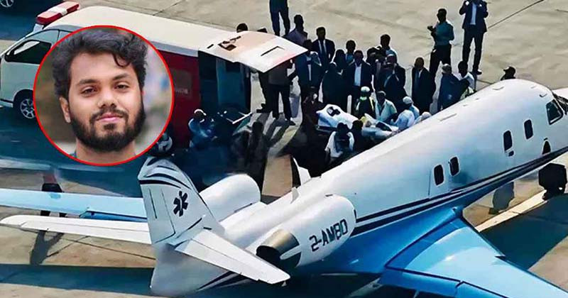 হাদিকে বহনকারী এয়ার অ্যাম্বুলেন্স সিঙ্গাপুরে পৌঁছেছে