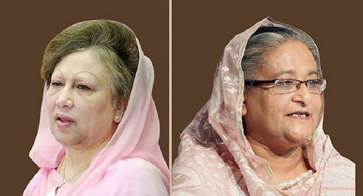 গণতন্ত্র প্রতিষ্ঠায় খালেদা জিয়ার অবদান অপরিসীম: শেখ হাসিনা
