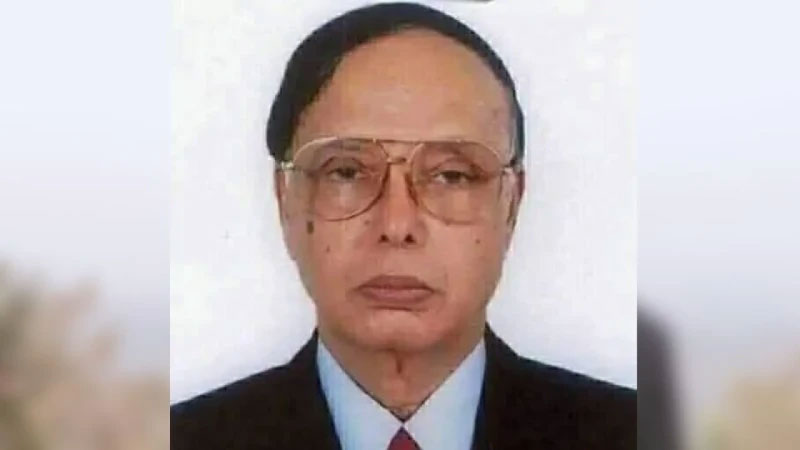 সাবেক স্বরাষ্ট্রমন্ত্রী মাহমুদুল হাসান আর নেই