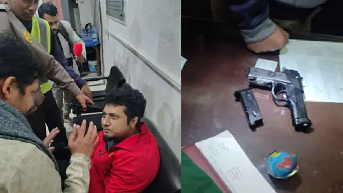 শাহবাগে ইনকিলাব মঞ্চের পাশে ‘পিস্তল’সহ যুবক আটক, যা বলছে পুলিশ