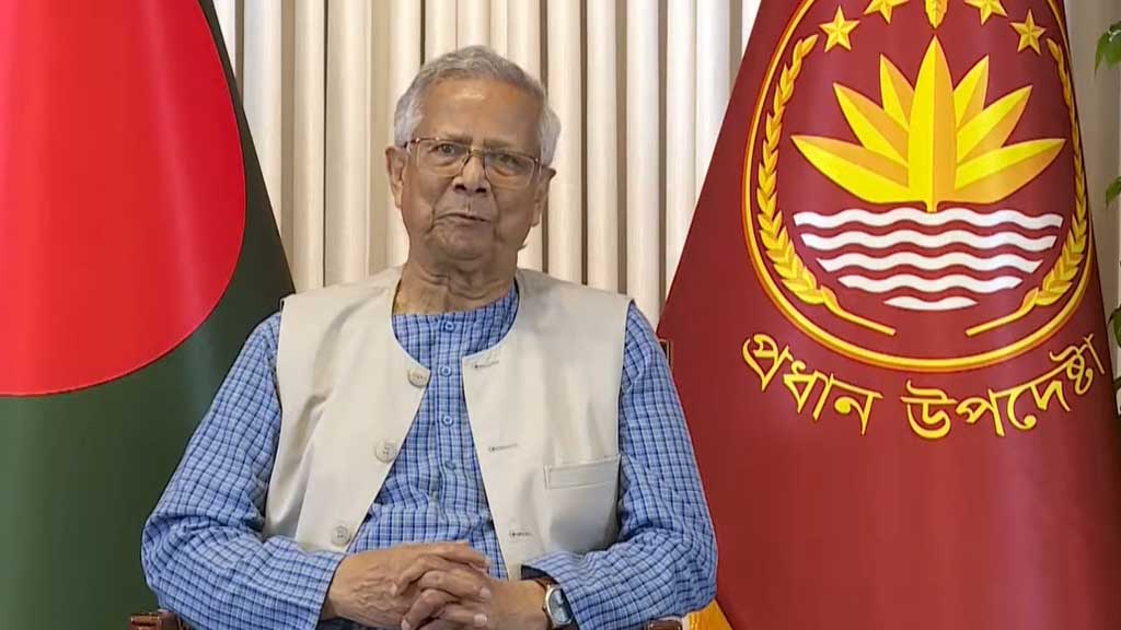 <h5>আমরা তরুণদের রক্ষা করব,” বলেন ড. ইউনূস</h5> <h3>তরুণদের সুরক্ষাই দেশের ভবিষ্যৎ রক্ষার চাবিকাঠি: প্রধান উপদেষ্টা ইউনূস</h3>