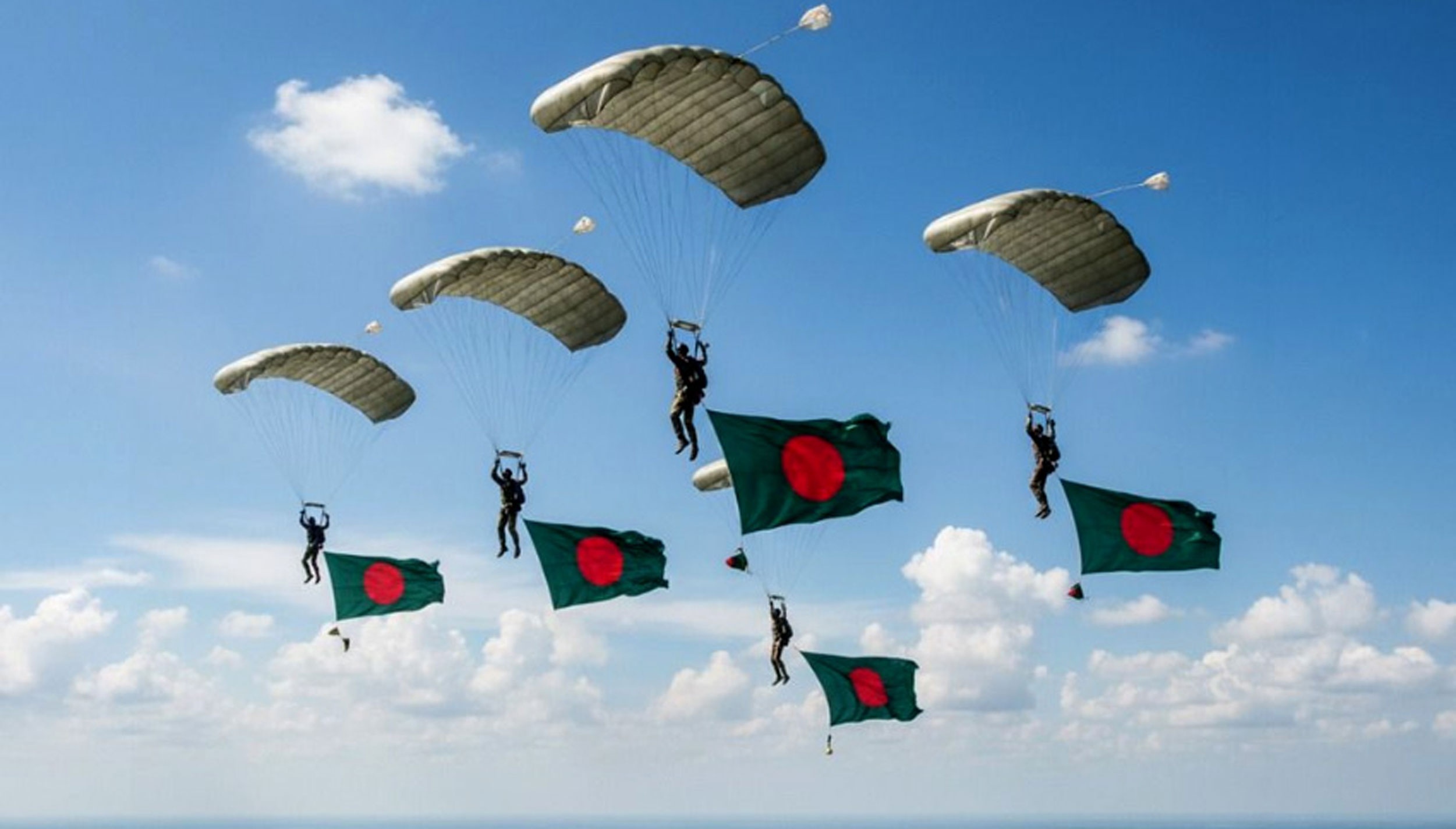 প্যারাস্যুট জাম্পে গিনেস রেকর্ড গড়ল বাংলাদেশ