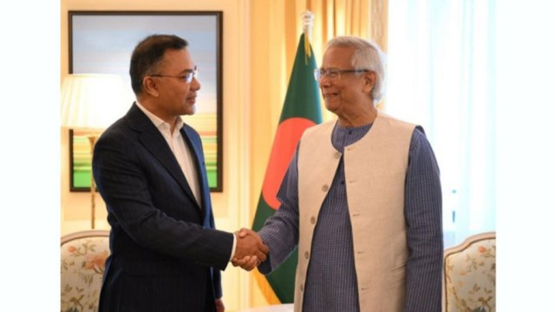 সন্ধ্যায় প্রধান উপদেষ্টা ইউনূস–তারেক রহমানের বৈঠক