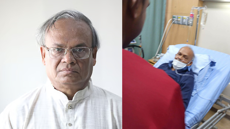 হাসপাতালে ভর্তি বিএনপি নেতা রুহুল কবির রিজভী