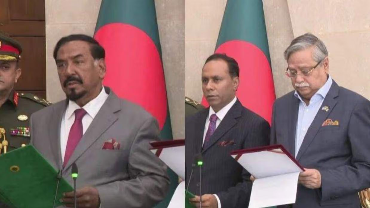 স্পিকার ও ডেপুটি স্পিকারকে শপথ পড়ালেন রাষ্ট্রপতি