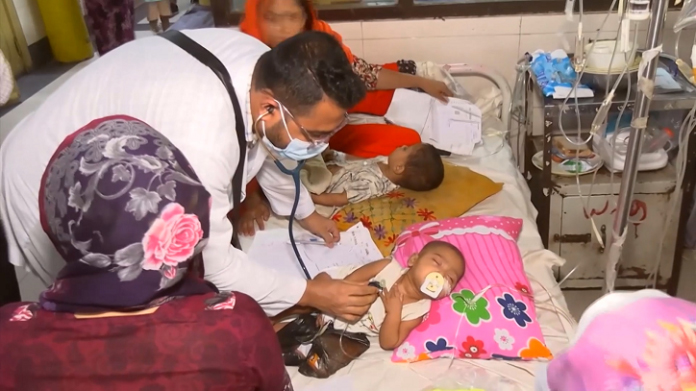 হামের উপসর্গে আরও ৭ শিশুর মৃত্যু, হাসপাতালে ভর্তি ১,১৮৭ শিশু