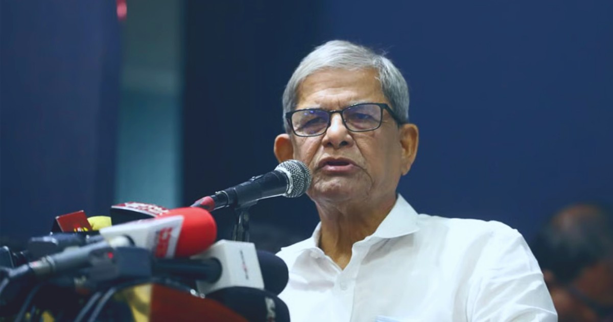 জুলাই সনদ নিয়ে বিরোধী দল জনগণকে বিভ্রান্ত করছে : ফখরুল