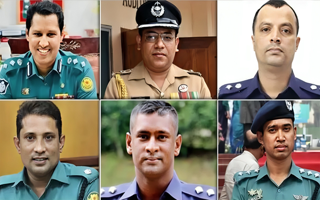 বিপ্লব-রুহানীসহ পুলিশের ৬ কর্মকর্তা বরখাস্ত