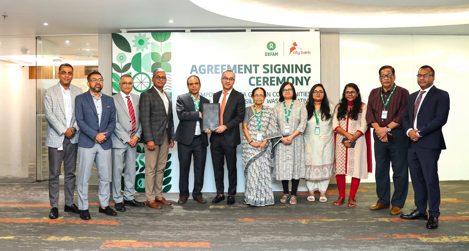 চা-বাগান জনগোষ্ঠীর জন্য জলবায়ু-সহনশীল ‘ওয়াশ’ সুবিধা উন্নয়নে অক্সফামের সাথে কাজ করবে সিটি ব্যাংক