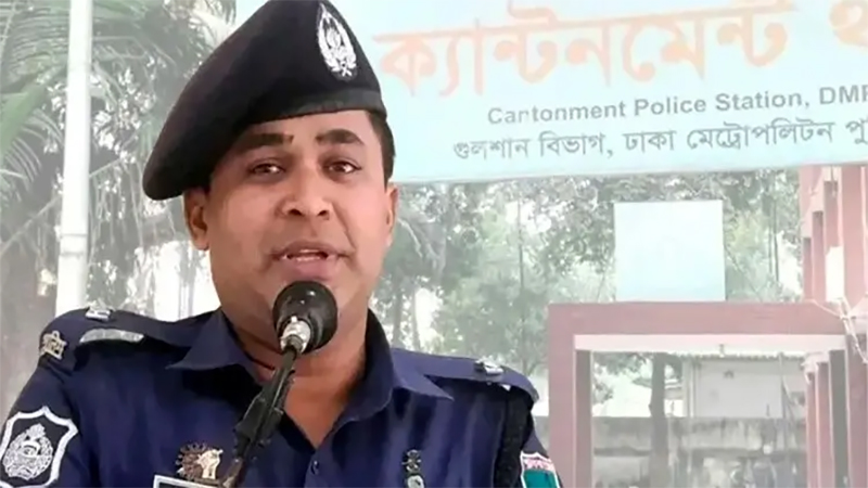 রাষ্ট্রদ্রোহ মামলায় ক্যান্টনমেন্ট থানার সাবেক ওসি রাকিবুল গ্রেপ্তার